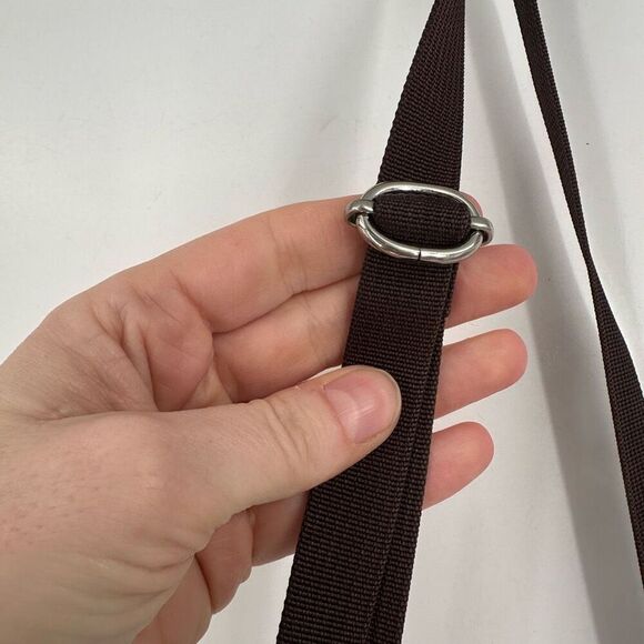 Vintage 90s Wilsons Leather Crossbody Bag Brown - Picture 13 of 15